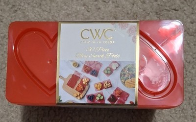 CWC cook With Color 30 Piece Mini Snack Pods Red New