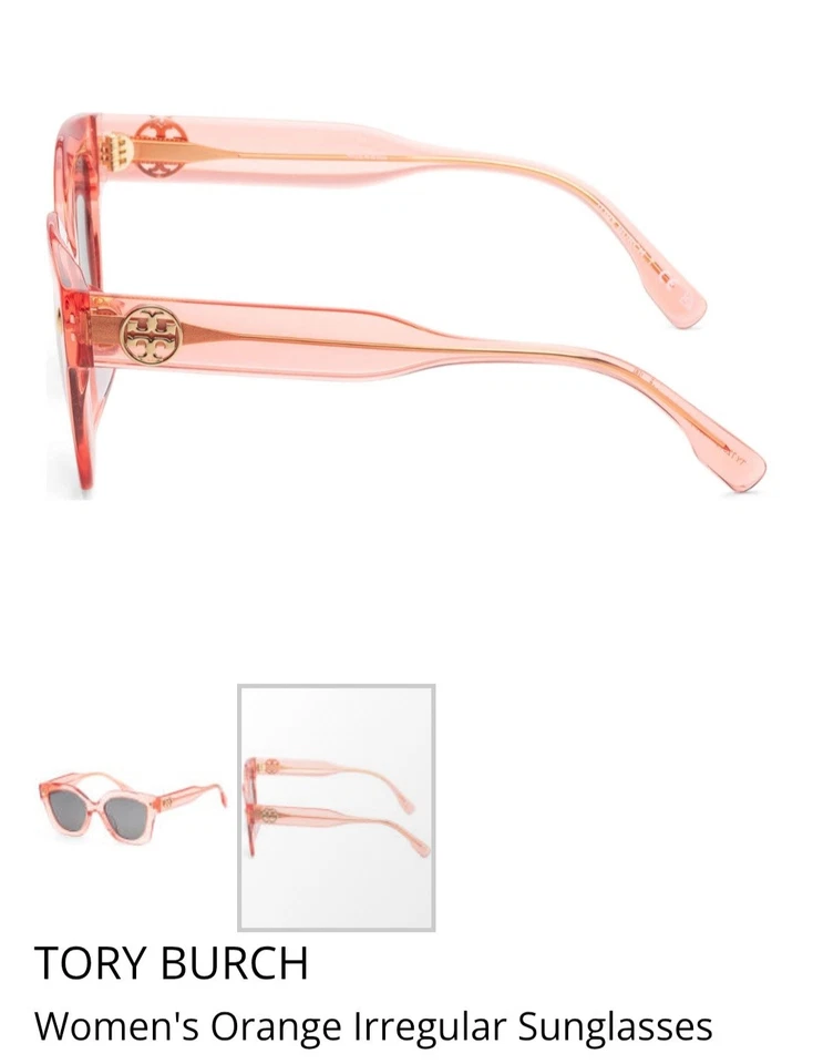 Gafas de sol Tory Burch gris oscuro mariposa para dama TY7201U 199087 49 Foto 2 de 2