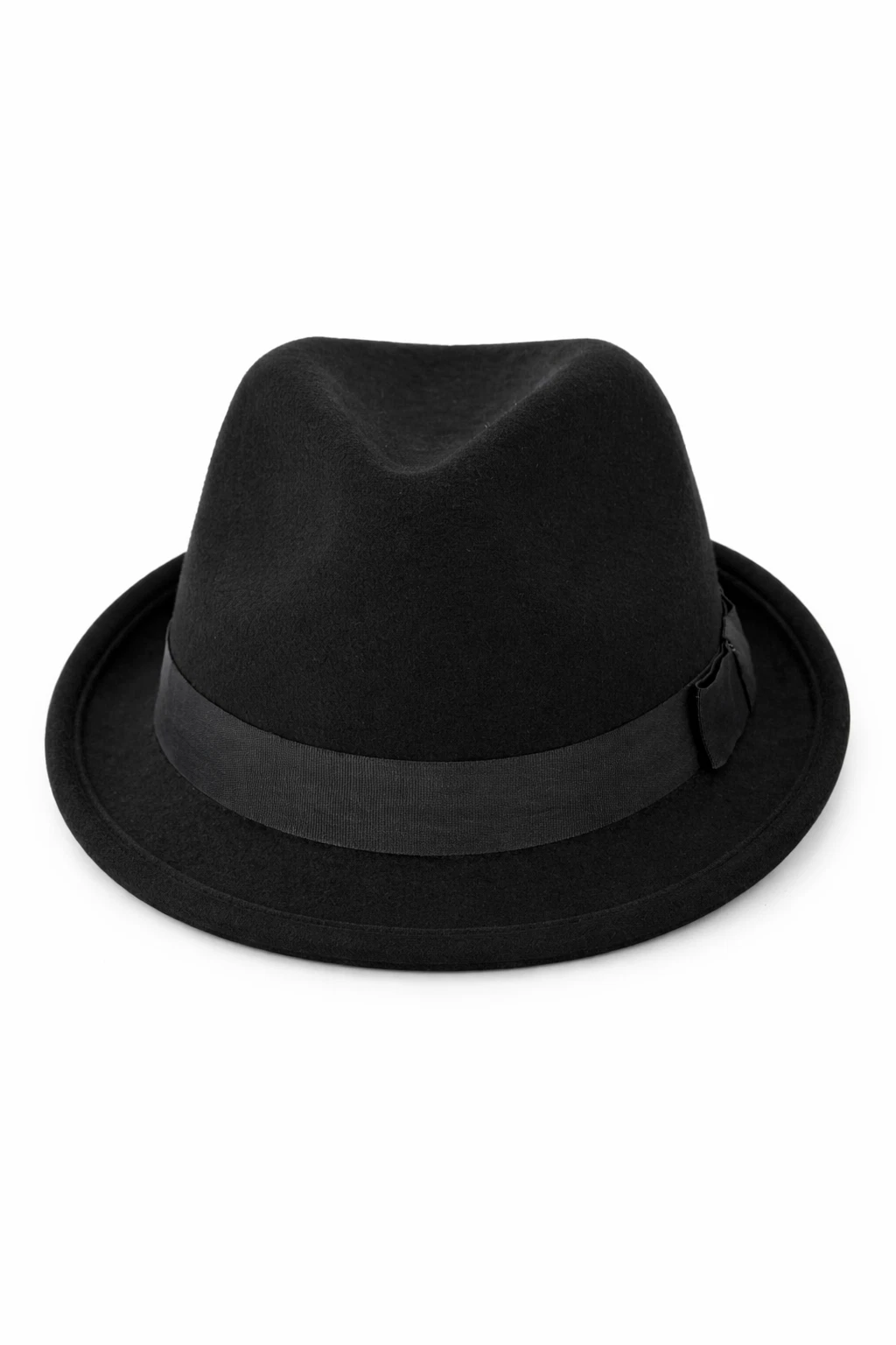 Mens Classic Quality Felt Fedora Trilby Hat 100% Wool New 3 Colurs 3 Sizes