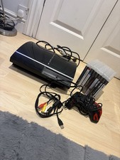 PlayStation 3 Console Bundle With Mortal Combat Controller And Games X8