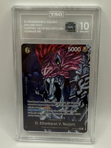 St. Ethanbaron V. Nusjuro (Alternate Art) graded TAG 10 for sale on eBay
