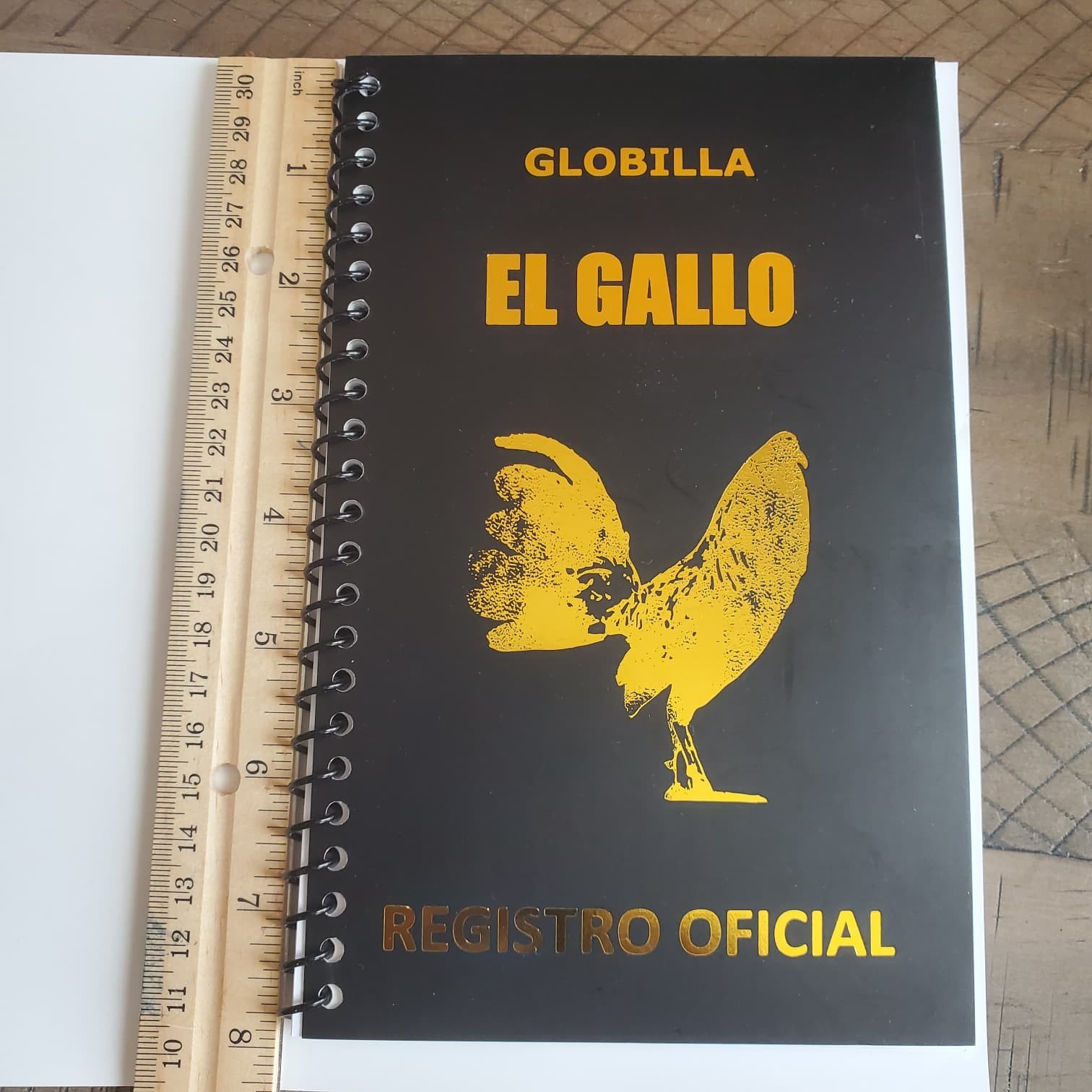 как выглядит GLOBILLA Rooster Breeding Record Book Poultry Log Spiral Bound Chicken Register фото