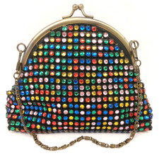 Butler & Wilson Bejewelled Harlequin Dolly Purse Sparkly Handbag