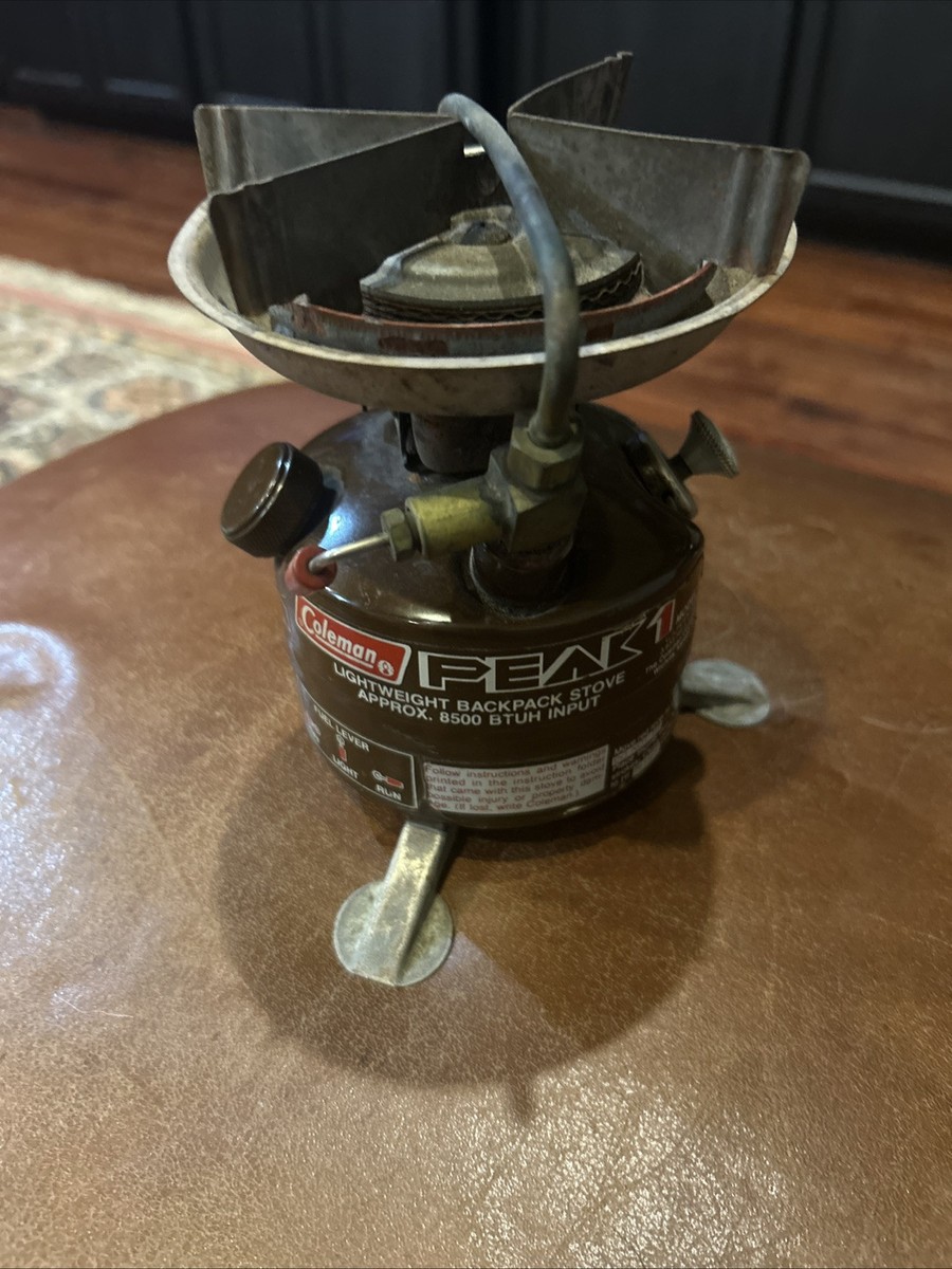 VTG COLEMAN 400 PEAK 1 SINGLE BURNER BACKPACKING HIKING CAMP VTG COLEMAN 400 PEAK 1 SINGLE BURNER BACKPACKING HIKING CAMP