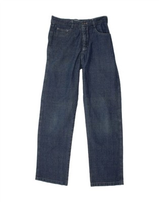 TRUSSARDI JUNIOR Mädchen Straight Jeans 13-14 Jahre W28 L30 blau Baumwolle BU01