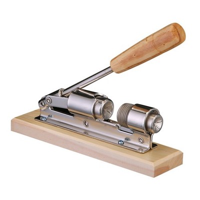 Heavy Duty Pecan and Nut Cracker Tool, Wood Base and Adjustable Handle, Easy Use