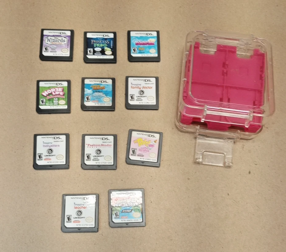 Lot De 22 Jeux Vidéo Nintendo DS Et 3DS - Occasion Bon état - Mix D'action, Simulation, Sports...