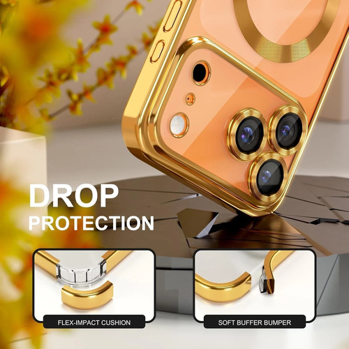 For iPhone 17 Air 16 15 14 13 12 11 Pro Max Case Magnetic Camera Lens ...