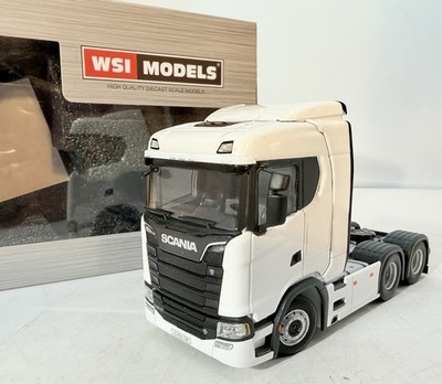 WSI Models 1/50 Scale 03-2004 - Scania R Normal I CR20N 4x2 Truck - White