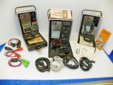 Vintage AMPROBE AC Volt Recorders (3) LAA82 with Cords and Manual Mix Lot USED