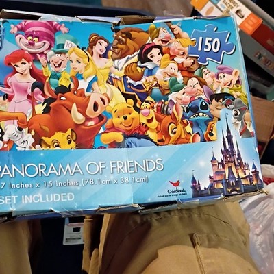 Cardinal Disney Panorama of Friends 150 Piece Jigsaw Puzzle