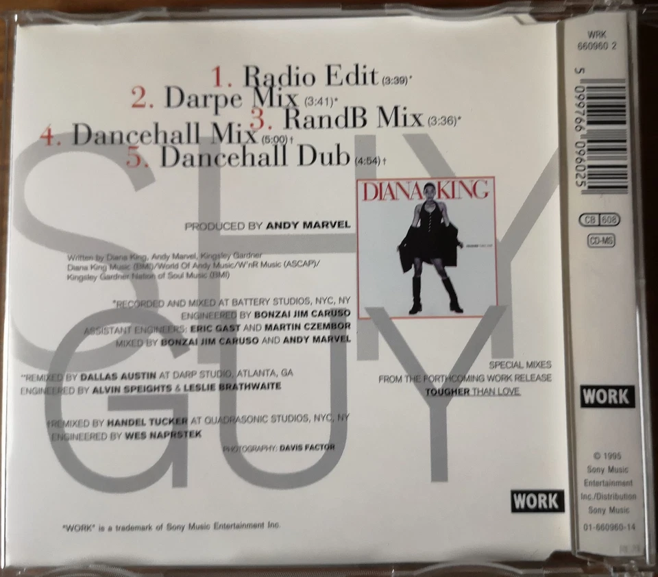 Diana King, Shy Guy (1995) - 5 Track Maxi CD - Bild 2 von 2