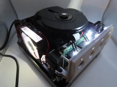 Nintendo GameCube WHITE LED Light Mod Modification Kit - Fan, main LED and ports