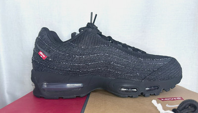 Nike Air Max 95 x Levi's  Black Men's Size 11.5 Limited Edition Shoes HM4743-001