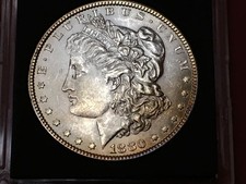 1880 P Uncirculated Morgan Silver Dollar Gem BU **From OBW Roll **