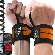 Wrist Wraps with Thumb Loops for Lifting and Strength Training, Wrist Wraps M...
