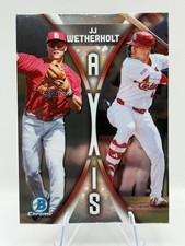 🔥 JJ Wetherholt Axis  St louis Cardinals 2025 Bowman Draft Chrome