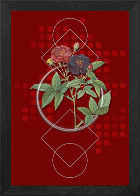 Van Eeden Rose gerahmtes Wandbild Poster Leinwanddruck Bild