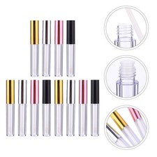 12 Pcs Tube De Gloss À Lèvres Pot Pour L'emballage Du Contenants Brillant
