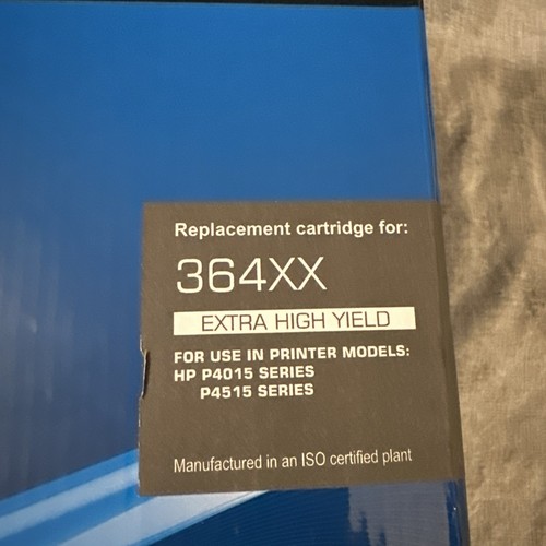 364XX Black Toner Cartridge LaserJet for HP 64X P4015dn P4015n P4015tn P4015x - Picture 2 of 3