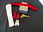 Vintage Ken Doll Campus Hero #770 1960’s Outfit Sweater Pants Flag Complete!