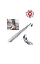 22in Extra Long Handle Horn Stainless Steel Metal Shoes Remover Shoehorn US