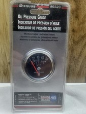 Nos Equus Quality 1.5 2 Chrome Oil Pressure Gauge 0-80 Psi 6520