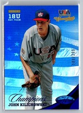 2013 Panini Certified USA Champions #158 John Kilichowski SN 188/299 Blue