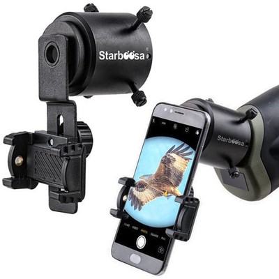 Spotting Scope Phone Adapter for 1.25-2'' Eyepieces, Aluminum | Universal phon...