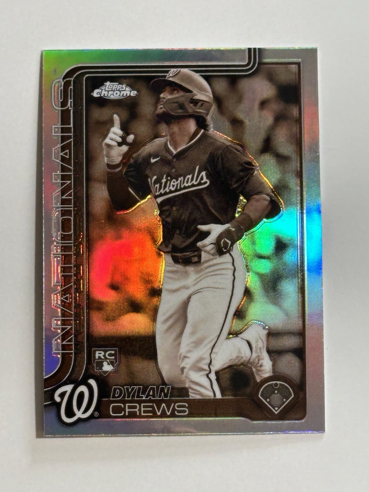 2025 Topps Chrome - Dylan Crews #146 Rookie - Sepia Refractor