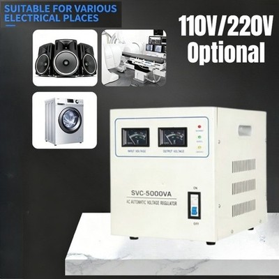 110V 220V 5000VA Fully Automatic AC Voltage Stabilizer Voltage Stabilizer Home