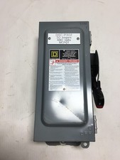 Square D HU361AWK - AL-40 Enclosed Switch 600V 30A 50/60Hz Type 3R,5,12