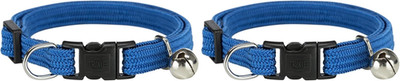 Trixie 4154 Katzenhalsband, Elastisch, Nylon, Sortierte Farbe (Packung Mit 2)