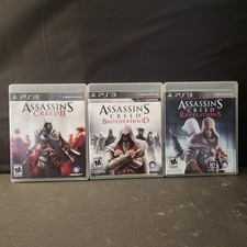 Assassins Creed Ezio Trilogy 2 II Revelations Brotherhood PlayStation 3 PS3 Game