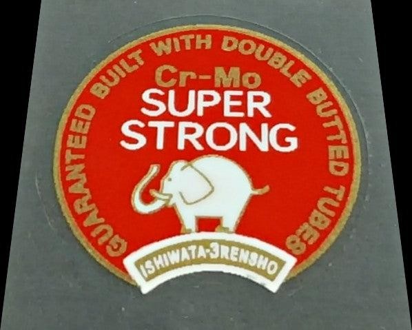 Ishiwata Super strong frame and forks decals
