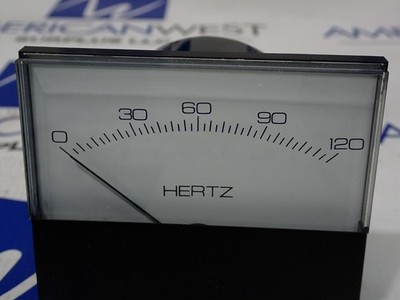 Hertz Panel Meter 215-OIAA-FA22 0-120 new