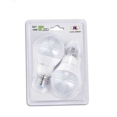 2 x Reality Leuchten LED A60 Birnen 10W = 60Watt E27 matt 806lm Warmweiß 3000K