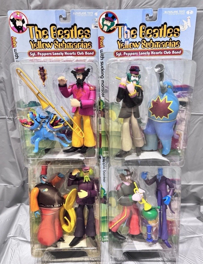 The Beatles Yellow Submarine Sgt Peppers McFarlane Toys 2000