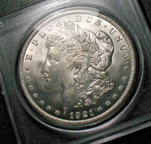 1921 "P" Morgan SILVER Dollar $1 MS Highgrade BU Unc Uncirculated
