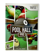 Pool Hall Pro Nintendo Wii 2008 Playlogic Complete with Manual Tested
