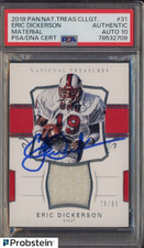 Eric Dickerson HOF Signed 2018 National Treasures #31 Patch /99 PSA/DNA 10 AUTO