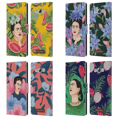 OFFICIAL FRIDA KAHLO PORTRAIT 3 LEATHER BOOK CASE FOR SAMSUNG PHONES 3