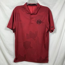 Nike Golf TW Tiger Woods Dri-Fit Camo Jacquard Polo Detroit Pistons Basketball S