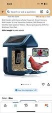 Smart Bird Feeder with Camera Solar Powered Camera Bird Feeder 2K Live Feed