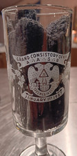 Vintage Grand Consistory Of Ky. 1. Januar 1987 Glas gebraucht
