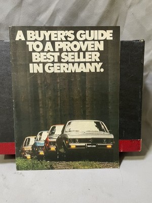 Vintage 1974 - 1975 BUICK OPEL AD BROCURE Original Print Ad PULL OUT RARE!