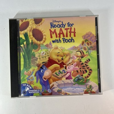 Disney Ready For Math With Pooh CD-ROM Winnie The Pooh Kids Vintage PC Game