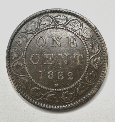 1882 H Kanada Victoria One Cent, ss sehr schön