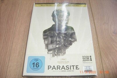Parasite 4K Ultra HD + Blu-Ray Mediabook Edition NEU