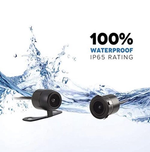 FARENHEIT BUC-1 UNIVERSAL 720P CMOS COLOR BACK-UP CAMERA FLUSH MOUNT WATERPROOF - Picture 4 of 4